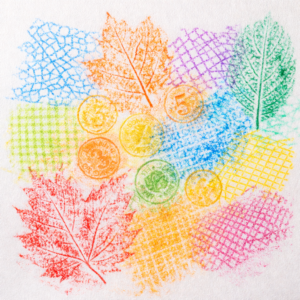 crayon rubbings